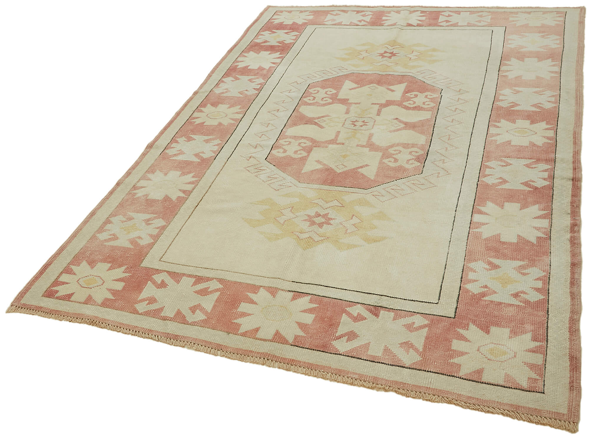 5 x 8 Beige Anatolian Rug - 7832