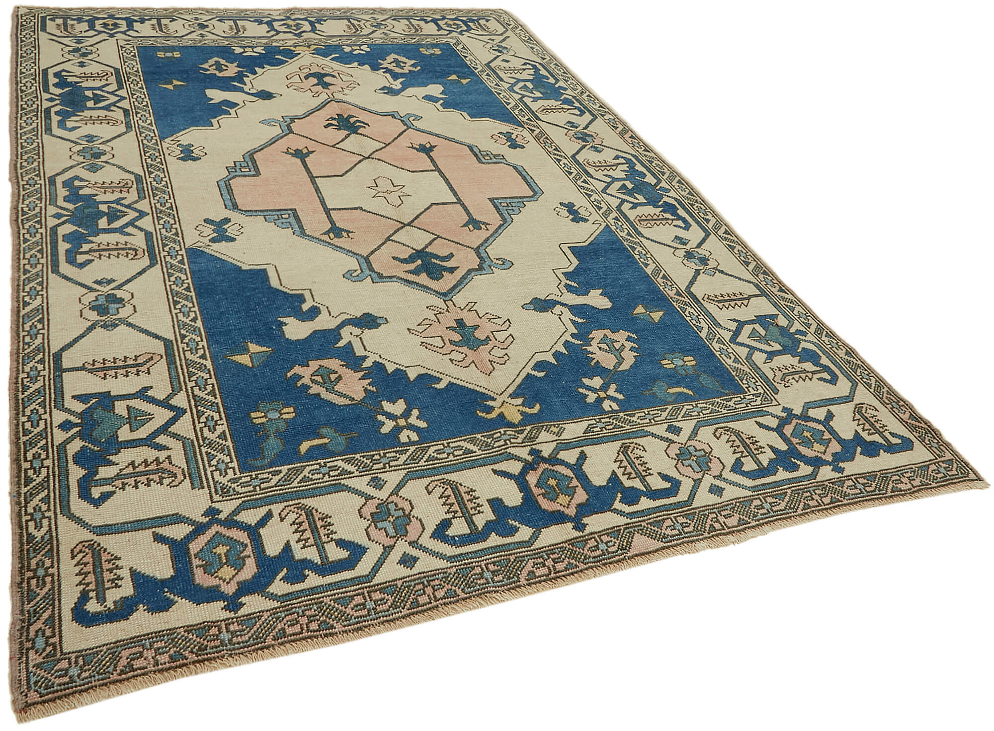 6 x 9 Beige Anatolian Rug - 7837