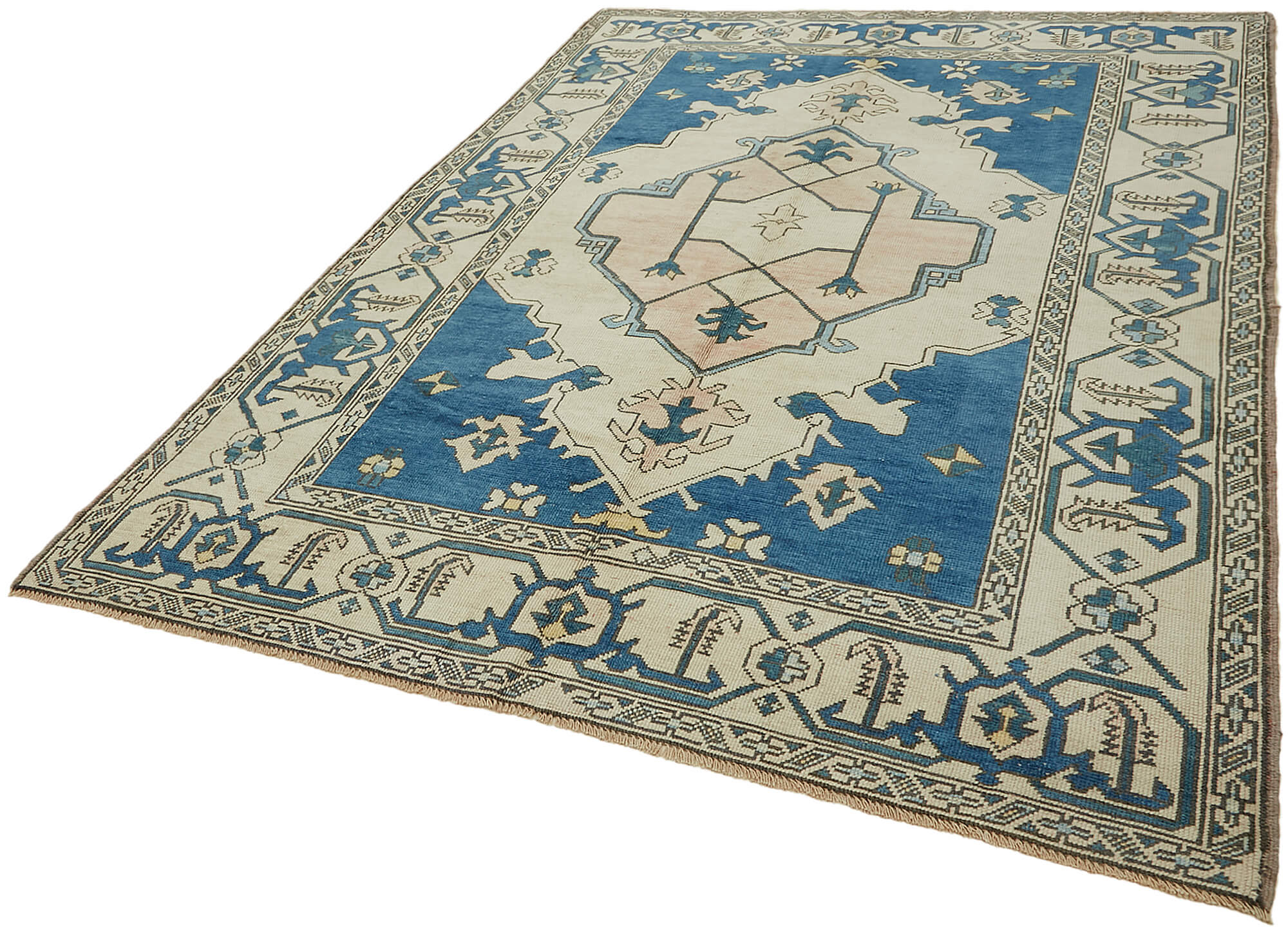 6 x 9 Beige Anatolian Rug - 7837