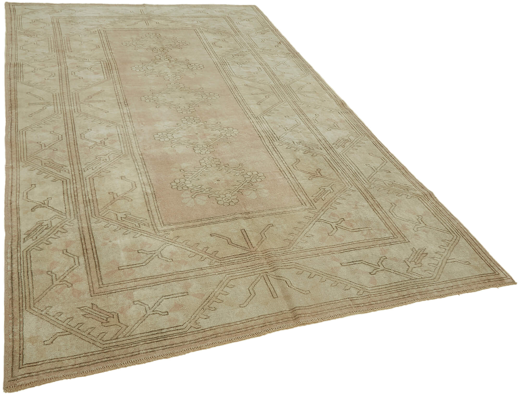 6 x 10 Beige Anatolian Rug - 7838