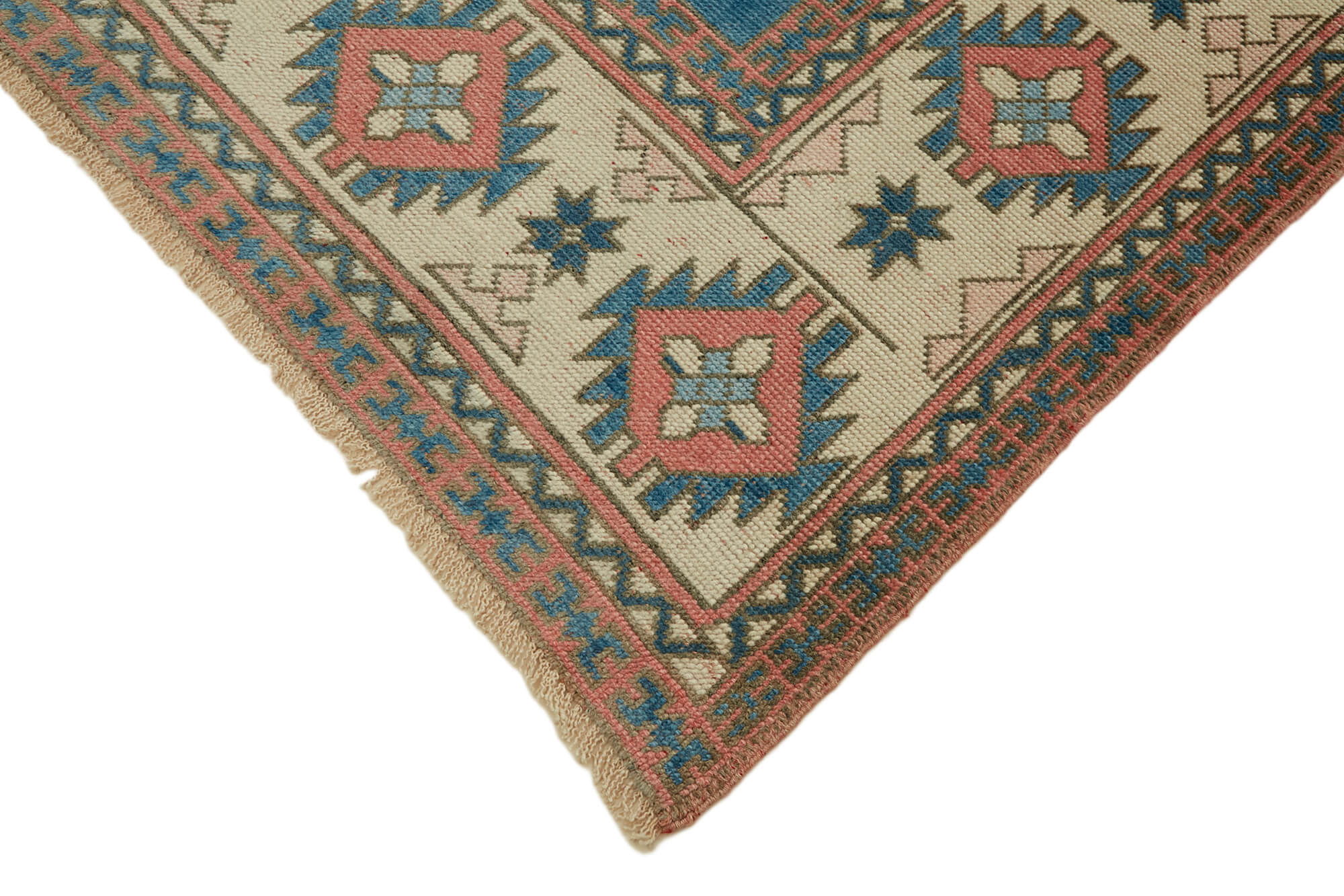 7 x 11 Beige Vintage Large Area Rug - 7843